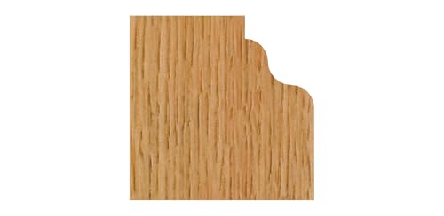 Whiteside Router Bits 3170 Wavy Edge Bit with 1/8-Inch Radius 1-1/4-Inch Large Diameter 3/4-Inch Cutting Length