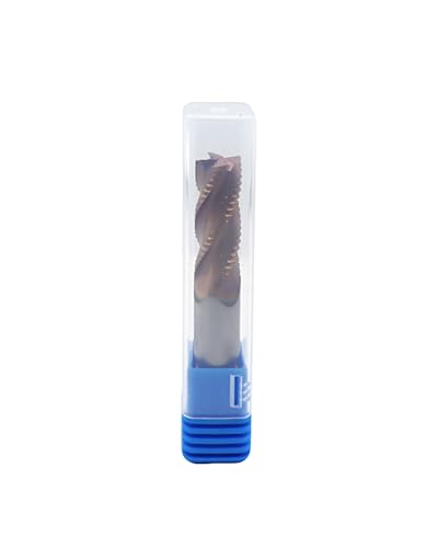 1/2" Carbide Roughing End Mill, 4 Flute End Mill Bits, 1/2" Cutting Dia 1/2 in