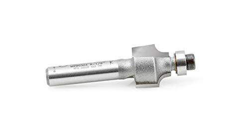 Amana Tool - MRW0304 Miniature Corner Round 1/8 Radius x 9/16 Dia x 7/16 x 1/4" Shank