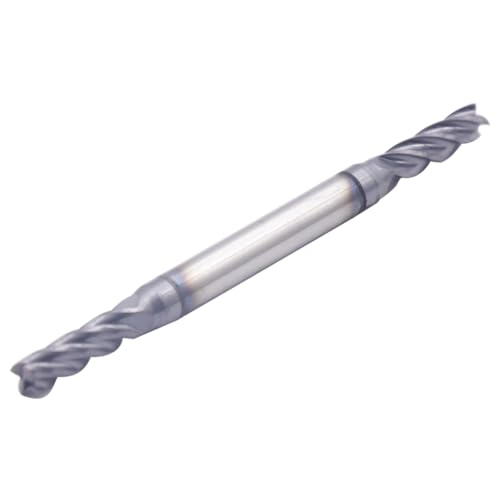 5Pcs 5/32" 4 Flute Solid Carbide Square End Mill, Double End, AlTiN Coated 5/32 in