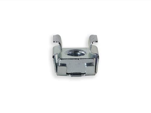 RackGold® Zinc M5 Snap-in Cage Nuts 100 Pack - USA Made
