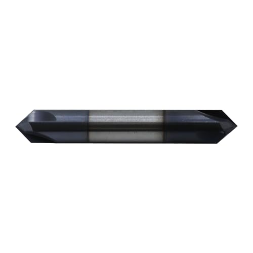 3/8in Solid Carbide End Mill, Chamfer Mill-Double End, 4 Flute 3/8in, 4 Flute