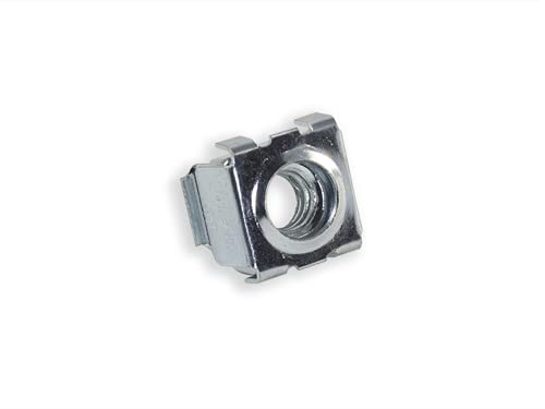 RackGold® M6 Zinc Cage Nuts 50 Pack USA Made