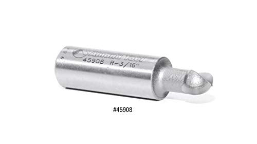 Amana Tool - 45906 Carbide Tipped Core Box 3/16 Radius x 3/8 Dia x 1/4 Shank