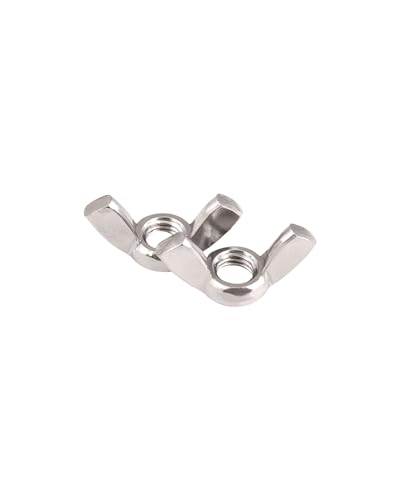 M10-1.5 Wing Nuts - IMScrews 304 Stainless Steel Wing Nuts - Durable Hardware for Home Maintenance and Professional Engineering Pack of 20 M10-1.5