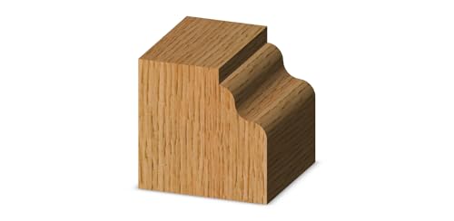 Whiteside Router Bits 3170 Wavy Edge Bit with 1/8-Inch Radius 1-1/4-Inch Large Diameter 3/4-Inch Cutting Length