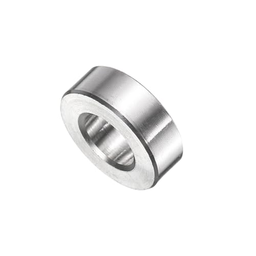 uxcell 50pcs Stainless Steel Spacer 3/8" Bore x 3/4" OD x 5/16" Length Screw Bushing Plain Finish Round Metal Spacer for M10 Screws Bolts and Rods 3/8" x 3/4" x 5/16"