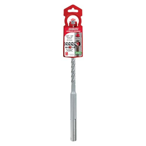 Diablo Rebar Demon Hammer Drill Bit - 1/2" Dia, 8" Work Length