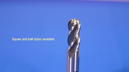Drill America 1/2" Cobalt 4 Flute Double End End Mill, DWC Series 1/2 in 1/2 Inches 1 Inches 4-1/8 Inches DWCXL218
