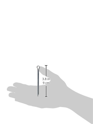 Hillman Cotter Pins, 3/16 x 3in, 100 Pack, Silver Zinc