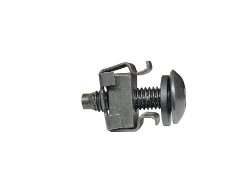  [AUSTRALIA] - RackGold® Black M6 Cage Nut & Screws w/Washers 25-Pack - USA Made