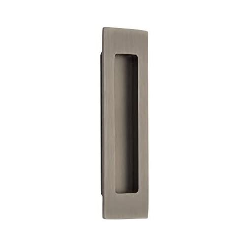 Emtek, Modern Rectangular, Flush Pull, 1-3/4" x 4", Satin Brass