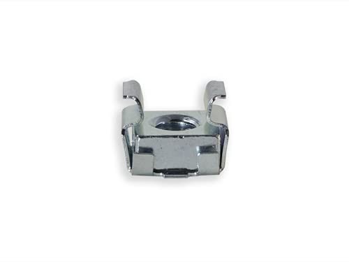 RackGold® M6 Zinc Cage Nuts 50 Pack USA Made