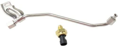 Exhaust Back Pressure EBP Sensor and EGR Tube Compatible with 2008-2010 Ford Powerstroke Diesel 6.4L Replaces OE# 8C3Z9J460A DPFE-8 1846480C2