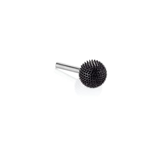 Kutzall Extreme Sphere Rotary Burr 1⁄4" Shaft, Very Coarse - Wood Carving Bit for Bosch, DeWalt, Milwaukee Tools. Abrasive Tungsten Carbide, 1" (25.4mm) Head Diameter, SX-1C Extreme - Very Coarse Head Diameter: 1", Head Length: 1"