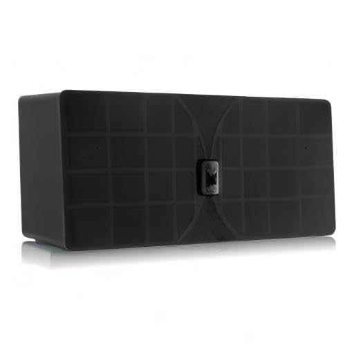 Monarch 50 Black Flat Paper Thin Indoor HDTV Antenna - 50 Mile Range Multidirectional Reception, UWB Technology and 4G Filter for Maximum UHF/VHF/FM/USB TV Tuner/DVB-T/DAB Radio Reception