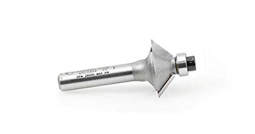 Amana Tool - MSL2454 Carbide Tipped Miniature Chamfer 45 Deg x 25/32 Dia x 1/4