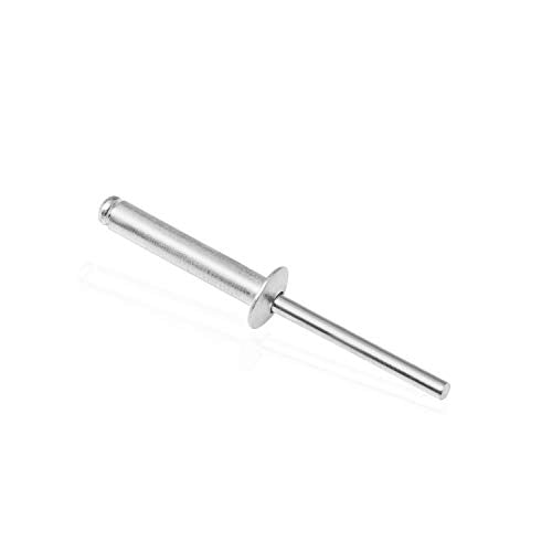 100pcs 1/4" x 1" Aluminum Blind Rivets, Silver, 6.4x 25mm Pop Rivets 1/4" x 1"