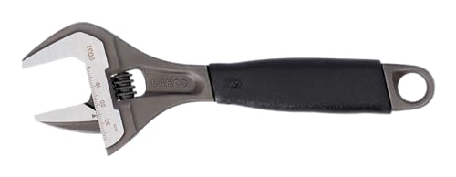 BAHCO Black Finish Adjustable Wrench, Big Opening 9029 STYLE A