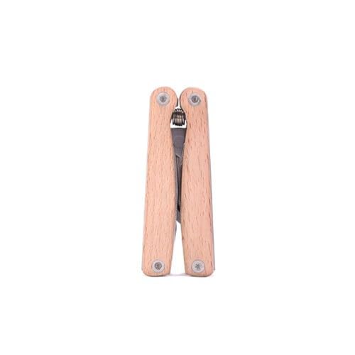 Kikkerland Beechwood Pocket Garden Plant Pruner Multi Tool, Beige