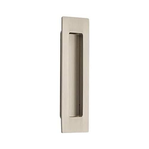 Emtek, Modern Rectangular, Flush Pull, 1-3/4" x 4", Satin Brass