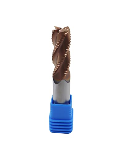 1/2" Carbide Roughing End Mill, 4 Flute End Mill Bits, 1/2" Cutting Dia 1/2 in