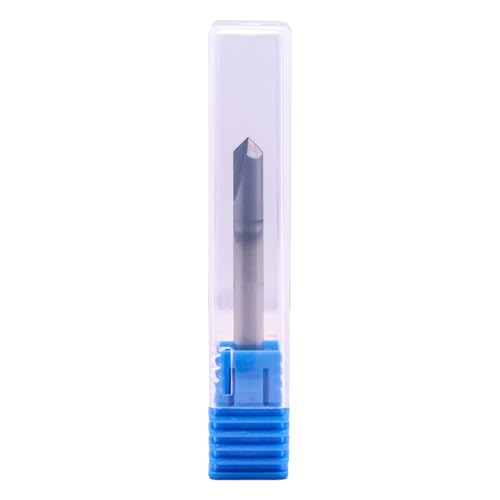 2 Flute 90° Solid Carbide Chamfer End Mill Set(5Pcs, 3/16"), AlTiN Coated 3/16 in 5