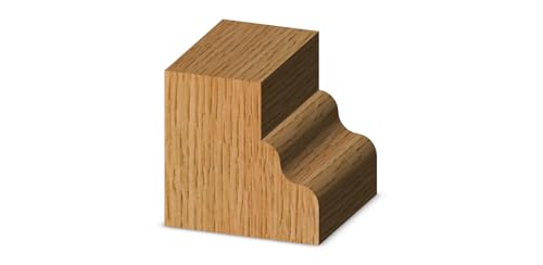 Whiteside Router Bits 3170 Wavy Edge Bit with 1/8-Inch Radius 1-1/4-Inch Large Diameter 3/4-Inch Cutting Length
