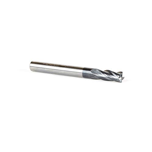 Amana Tool - 51604 CNC Solid Carbide Spiral For Steel & Stainless Steel with AlTiN Coating 1/4 D x 5/8 CH x 1/4 SHK (51604)