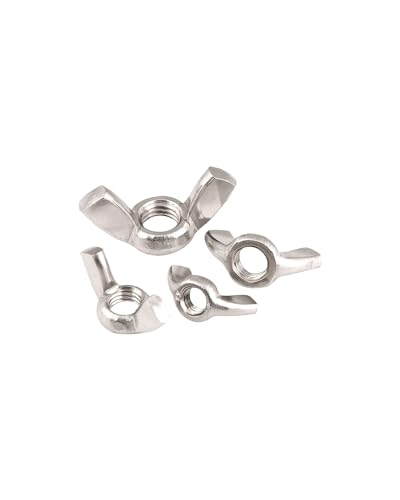 M10-1.5 Wing Nuts - IMScrews 304 Stainless Steel Wing Nuts - Durable Hardware for Home Maintenance and Professional Engineering Pack of 20 M10-1.5