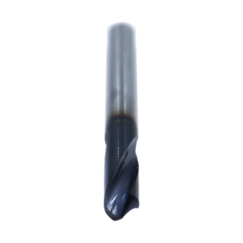 5Pcs 3/16in Solid Carbide Spotting Drill, 2 Flute, AlTiN Coated 5