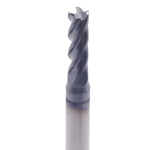5Pcs 5/32" 4 Flute Solid Carbide Square End Mill, Double End, AlTiN Coated 5/32 in