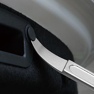 Metal Skin Wedge Tool Mini Pocket EDC (Curved & Straight) Patented - Popularly Used in The Aviation/Automotive Industry Curved & Straight (Mini)