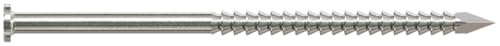 Simpson Strong-Tie S6SND1 Ring-Shank Wood Siding Nail, 2 Inch x 0.092 Inch, 13 Gauge, Full Round Head, Diamond Point, Type 304 Stainless Steel (Pack of 120) 2"
