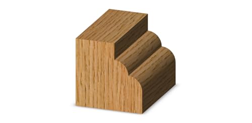Whiteside Router Bits 3205 Double Round Bit with 5/32-Inch Radius, 1-1/8-Inch Large Diameter and 1/2-Inch Cutting Length