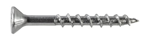 Simpson Strong-Tie T08162WP1 Deck-Drive DWP Wood SS Screw — #8 x 1-5/8 in. T20, Flat Head, Type 316 (1 lb.)