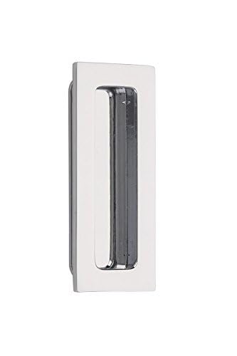 Emtek, Modern Rectangular, Flush Pull, 1-3/4" x 4", Polished Chrome