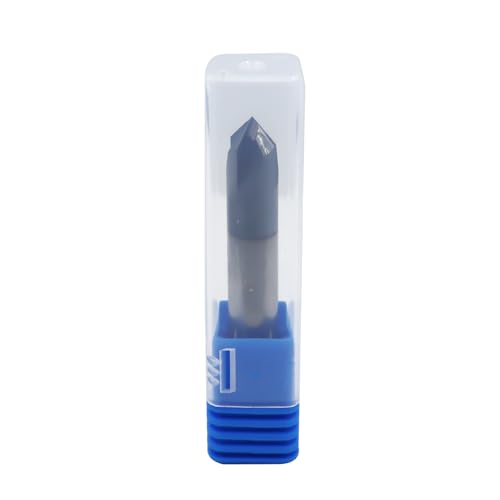 3/8in Solid Carbide End Mill, Chamfer Mill-Double End, 4 Flute 3/8in, 4 Flute