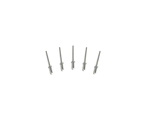 Metal Magery 100 Aluminum Closed End Pop Rivets 3/16" x 1/2" Grip Aluminum Mandrel Blind Rivets Dome Head 6-8 (0.376-0.500 Inch Grip) Qty 100