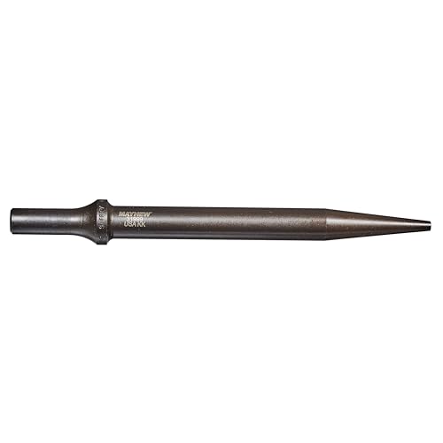 Mayhew Tools 31999 Pneumatic Taper Punch, .498 Shank 3/16" x 7-1/2", Black Oxide Finish .498 Shank 3/16" x 7-1/2"
