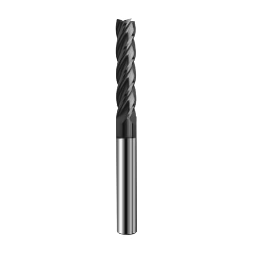 3/8'' Carbide Long End Mill, 4 Flute, AlTiN Coating 3/8''