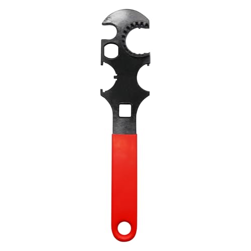 Armorers Wrench with Non-Slip Rubberized Grips, Corrosion-Resistant, for Automotive, Plumbing, Household Repairs