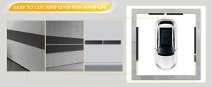 Garage Wall Protector，2 Roll-79 * 8 * 1/4，Sectional Foam Sticking Car Door Pads Strong Self-Adhesive Car Wall Bumper Guards for Car Door Protector Collision Protection 2 Roll-79*8*1/4 Black-Roll