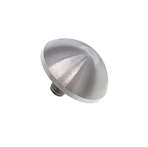SUXING Spherical Point Contact Point for Dial Digital Indicator Depth Gauge Tip 4-48 UNF Thread Shank (1/2" Diameter) 1/2" Diameter