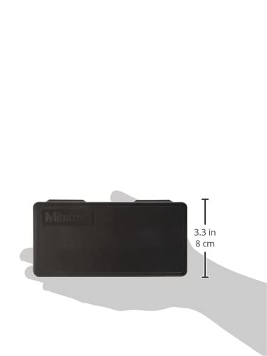 Mitutoyo 102-301 Outside Micrometer, Heat Insulated Frame, Ratchet Stop, 0-25mm Range, 0.01mm Graduation, +/-0.002mm Accuracy | Ratchet Stop, Heat Insulated Frame, 0.01mm Graduation, +/-0.002mm Accuracy