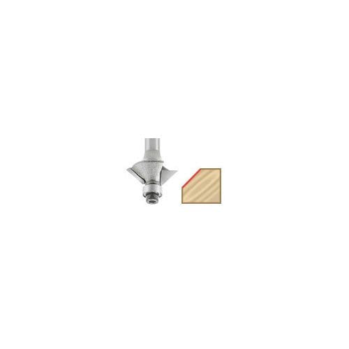 Amana Tool - MSL2454 Carbide Tipped Miniature Chamfer 45 Deg x 25/32 Dia x 1/4
