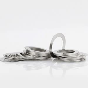 KALESYUJIN-40PCS S:0.1-10pcs/0.2-10pcs/0.3-10pcs/0.5-10pcs DIN988 Metal Shim Washers Stainless Steel Ultrathin Gasket Thin Flat Washer (14 * 20) 14*20