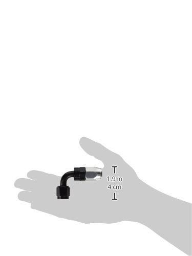 Russell 610163 -6 AN 90 Degree Full Flow Hose End 1 Count (Pack of 1)