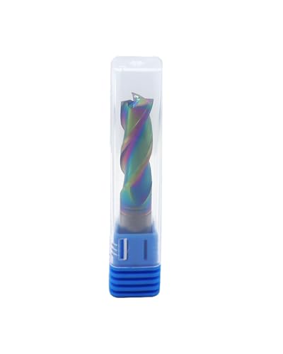 1/2" Carbide Square End Mills, DLC Rainbow Coating, 3 Flute 1/2 in