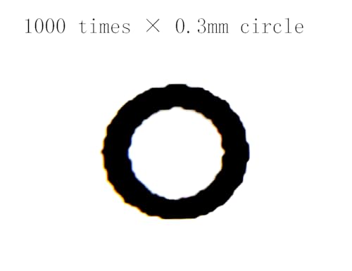 High Precision 1 Micron SEC Size Estimation Chart Transparency Defect Diameter Area Measure 1/5/10 Pieces Pack (5, 2) 5
